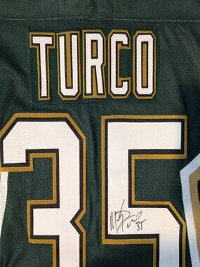 Dallas Stars AUTOGRAPHED Marty Turco Jersey CCM XL